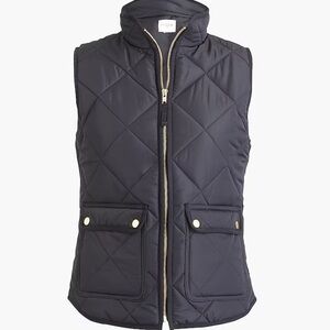 JCrew Factory Puffer Vest, Navy, Medium